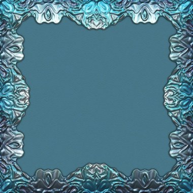 Çerçeve kağıdı. Kart, davetiye ya da albüm olarak harika bir kullanım. Fantezi 3D çizim arka planı. Zarif duvar kâğıdı. Metnin için şablon.