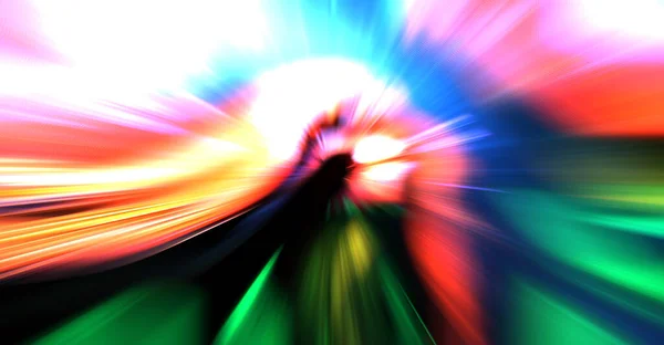 Fast High Speed Blur Zoom Background Light Technology Abstract Wallpaper — Stock Photo, Image