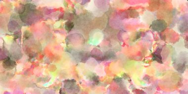 Modern fırça darbeleri. Poster, duvar sanatı, afiş, kart, kitap kapağı veya ambalaj için rahatlatıcı kompozisyonun yumuşak renkli çizimi. Pastel renklerle suluboya.