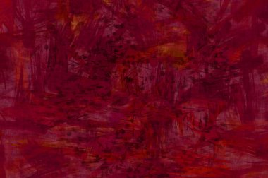 Kaos duvarı sanatı. Sanatsal canlılık ve renkli duvar kâğıdı. Kaotik resim. Taranmış Boyalı Soyut Arkaplan. Fırça darbesi ile boyanmış. Tuval üzerinde etkileyici fırçalanmış resim