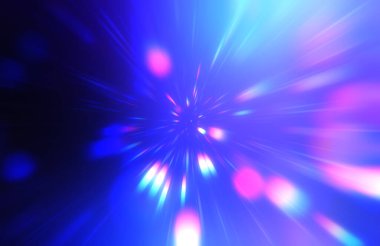 Parlak, canlı ve renkli duvar kağıtları. Parlayan parçacıkları ve çizgileri olan ışık patlaması yıldızı. Güzel soyut ışın arkaplanı.