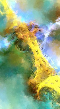 Tuval üzerinde etkileyici fırçalanmış resim. Soyut doku. 2D çizim. Geniş fırça darbeleri. Modern dijital sanat. Çağdaş fırça. Modern ifade. Popüler biçim boyanmış resim.