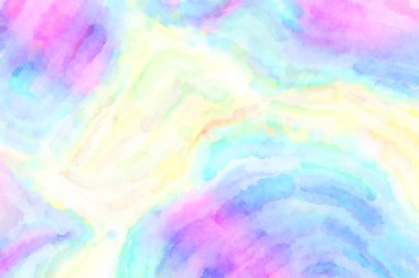 Modern fırça darbeleri. Poster, duvar sanatı, afiş, kart, kitap kapağı veya ambalaj için rahatlatıcı kompozisyonun yumuşak renkli çizimi. Pastel renklerle suluboya.