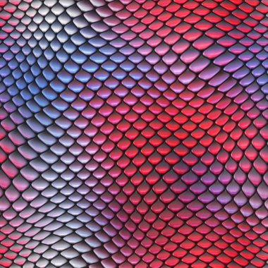 Kusursuz bir fantezi modeli. Sürüngen dokusu. Renkli ve canlı fayanslar. Egzotik fayanslı yüzey. Doğa baskısı.