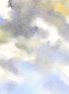 Modern fırça darbeleri. Poster, duvar sanatı, afiş, kart, kitap kapağı veya ambalaj için rahatlatıcı kompozisyonun yumuşak renkli çizimi. Pastel renklerle suluboya.