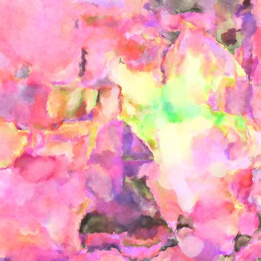 Modern fırça darbeleri. Poster, duvar sanatı, afiş, kart, kitap kapağı veya ambalaj için rahatlatıcı kompozisyonun yumuşak renkli çizimi. Pastel renklerle suluboya.