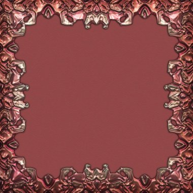 Çerçeve kağıdı. Kart, davetiye ya da albüm olarak harika bir kullanım. Fantezi 3D çizim arka planı. Zarif duvar kâğıdı. Metnin için şablon.