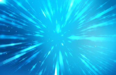 Parlak, canlı ve renkli duvar kağıtları. Parlayan parçacıkları ve çizgileri olan ışık patlaması yıldızı. Güzel soyut ışın arkaplanı.