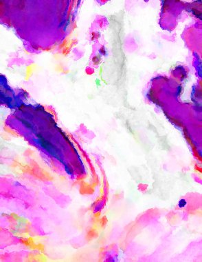 Modern fırça darbeleri. Poster, duvar sanatı, afiş, kart, kitap kapağı veya ambalaj için rahatlatıcı kompozisyonun yumuşak renkli çizimi. Pastel renklerle suluboya.