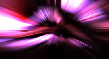 Hızlı yüksek hız bulanıklaştırma arkaplanı. Işık teknolojisi soyut duvar kağıdı. Renkli ışık enerjisi parlamaları. Çarpık grafik hareket arkaplanı. Dinamik patlama flaşı. İvme etkisi.