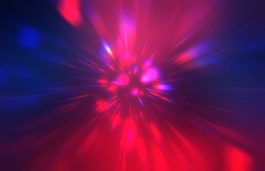 Parlak, canlı ve renkli duvar kağıtları. Parlayan parçacıkları ve çizgileri olan ışık patlaması yıldızı. Güzel soyut ışın arkaplanı.