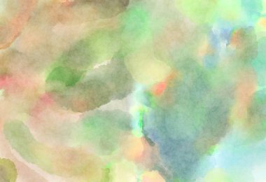 Modern fırça darbeleri. Poster, duvar sanatı, afiş, kart, kitap kapağı veya ambalaj için rahatlatıcı kompozisyonun yumuşak renkli çizimi. Pastel renklerle suluboya.