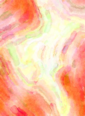 Modern fırça darbeleri. Poster, duvar sanatı, afiş, kart, kitap kapağı veya ambalaj için rahatlatıcı kompozisyonun yumuşak renkli çizimi. Pastel renklerle suluboya.