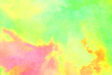 Modern fırça darbeleri. Poster, duvar sanatı, afiş, kart, kitap kapağı veya ambalaj için rahatlatıcı kompozisyonun yumuşak renkli çizimi. Pastel renklerle suluboya.