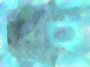 Modern fırça darbeleri. Poster, duvar sanatı, afiş, kart, kitap kapağı veya ambalaj için rahatlatıcı kompozisyonun yumuşak renkli çizimi. Pastel renklerle suluboya.