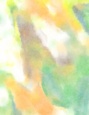 Modern fırça darbeleri. Poster, duvar sanatı, afiş, kart, kitap kapağı veya ambalaj için rahatlatıcı kompozisyonun yumuşak renkli çizimi. Pastel renklerle suluboya.