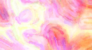 Modern fırça darbeleri. Poster, duvar sanatı, afiş, kart, kitap kapağı veya ambalaj için rahatlatıcı kompozisyonun yumuşak renkli çizimi. Pastel renklerle suluboya.