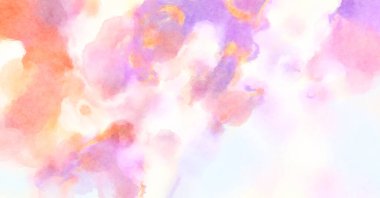 Modern fırça darbeleri. Poster, duvar sanatı, afiş, kart, kitap kapağı veya ambalaj için rahatlatıcı kompozisyonun yumuşak renkli çizimi. Pastel renklerle suluboya.