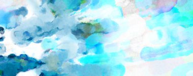 Modern fırça darbeleri. Poster, duvar sanatı, afiş, kart, kitap kapağı veya ambalaj için rahatlatıcı kompozisyonun yumuşak renkli çizimi. Pastel renklerle suluboya.