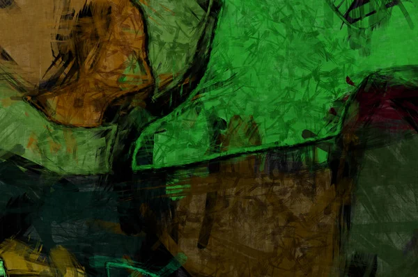 Kaos duvarı sanatı. Sanatsal canlılık ve renkli duvar kâğıdı. Kaotik resim. Taranmış Boyalı Soyut Arkaplan. Fırça darbesi ile boyanmış. Tuval üzerinde etkileyici fırçalanmış resim