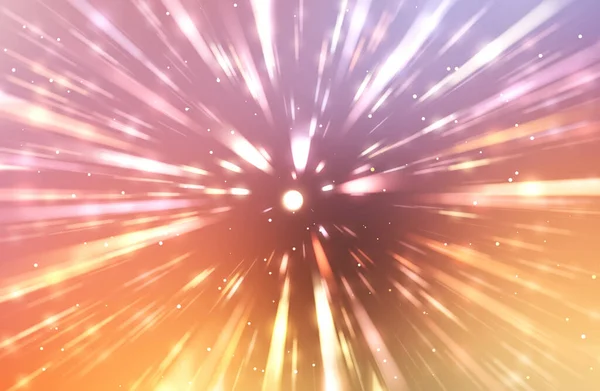 Glossy Vibrant Colorful Wallpaper Light Explosion Star Glowing Particles Lines — Stock Photo, Image