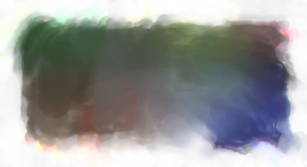 Abstraktní Barevný Akvarel Izolovaný Bílém Pozadí Digitální Malba Šablona Štětce — Stock fotografie