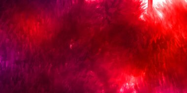 Vahşi ve büyük fırça darbeleri. Beyaz arka planda fırçalanmış soyut resim. Fırça darbesi ile boyanmış. Boya darbeleri. 2B Görüntü.