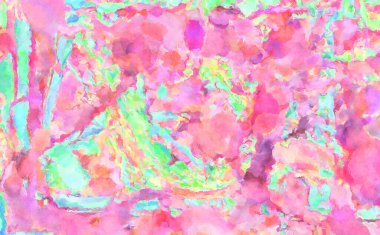 Modern fırça darbeleri. Poster, duvar sanatı, afiş, kart, kitap kapağı veya ambalaj için rahatlatıcı kompozisyonun yumuşak renkli çizimi. Pastel renklerle suluboya.