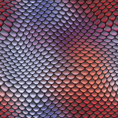 Kusursuz bir fantezi modeli. Sürüngen dokusu. Renkli ve canlı fayanslar. Egzotik fayanslı yüzey. Doğa baskısı.