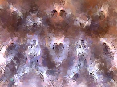 Tuval üzerinde etkileyici fırçalanmış resim. Soyut doku. 2D çizim. Geniş fırça darbeleri. Modern dijital sanat. Çağdaş fırça. Modern ifade. Popüler biçim boyanmış resim.