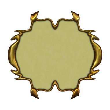 Çerçeve kağıdı. Kart, davetiye ya da albüm olarak harika bir kullanım. Fantezi 3D çizim arka planı. Zarif duvar kâğıdı. Metnin için şablon.