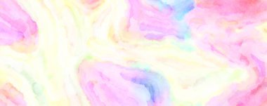 Modern fırça darbeleri. Poster, duvar sanatı, afiş, kart, kitap kapağı veya ambalaj için rahatlatıcı kompozisyonun yumuşak renkli çizimi. Pastel renklerle suluboya.