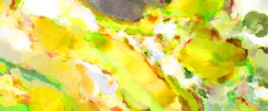 Modern fırça darbeleri. Poster, duvar sanatı, afiş, kart, kitap kapağı veya ambalaj için rahatlatıcı kompozisyonun yumuşak renkli çizimi. Pastel renklerle suluboya.