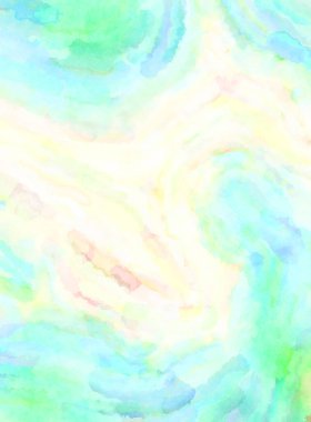 Modern fırça darbeleri. Poster, duvar sanatı, afiş, kart, kitap kapağı veya ambalaj için rahatlatıcı kompozisyonun yumuşak renkli çizimi. Pastel renklerle suluboya.