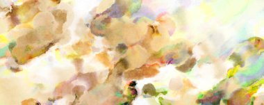 Modern fırça darbeleri. Poster, duvar sanatı, afiş, kart, kitap kapağı veya ambalaj için rahatlatıcı kompozisyonun yumuşak renkli çizimi. Pastel renklerle suluboya.