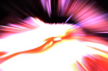 Hızlı yüksek hız bulanıklaştırma arkaplanı. Işık teknolojisi soyut duvar kağıdı. Renkli ışık enerjisi parlamaları. Çarpık grafik hareket arkaplanı. Dinamik patlama flaşı. İvme etkisi.