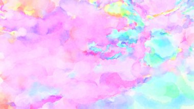 Modern fırça darbeleri. Poster, duvar sanatı, afiş, kart, kitap kapağı veya ambalaj için rahatlatıcı kompozisyonun yumuşak renkli çizimi. Pastel renklerle suluboya.