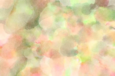 Modern fırça darbeleri. Poster, duvar sanatı, afiş, kart, kitap kapağı veya ambalaj için rahatlatıcı kompozisyonun yumuşak renkli çizimi. Pastel renklerle suluboya.