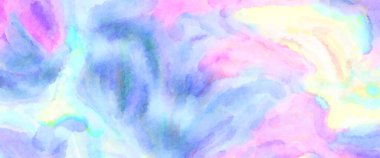 Modern fırça darbeleri. Poster, duvar sanatı, afiş, kart, kitap kapağı veya ambalaj için rahatlatıcı kompozisyonun yumuşak renkli çizimi. Pastel renklerle suluboya.