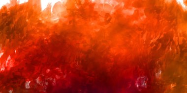 Vahşi ve büyük fırça darbeleri. Beyaz arka planda fırçalanmış soyut resim. Fırça darbesi ile boyanmış. Boya darbeleri. 2B Görüntü.