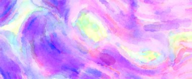 Modern fırça darbeleri. Poster, duvar sanatı, afiş, kart, kitap kapağı veya ambalaj için rahatlatıcı kompozisyonun yumuşak renkli çizimi. Pastel renklerle suluboya.