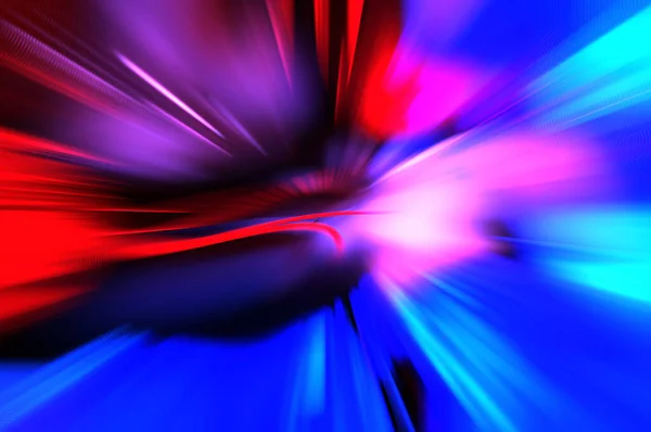 Γρήγορη Υψηλής Ταχύτητας Θόλωμα Φόντο Ζουμ Αφηρημένη Ταπετσαρία Τεχνολογίας Φωτός — Φωτογραφία Αρχείου