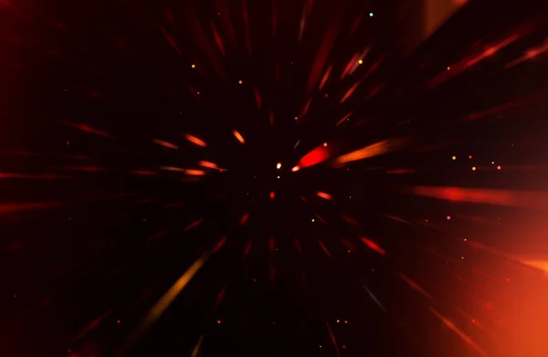 Fondo Pantalla Brillante Vibrante Colorido Estrella Explosión Luz Con Partículas —  Fotos de Stock