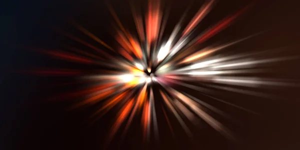 Glossy Vibrant Colorful Wallpaper Light Explosion Star Glowing Particles Lines — Stock Photo, Image