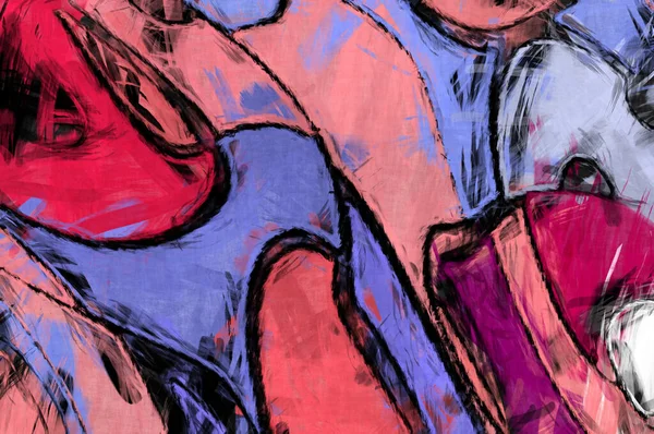 Arte Parede Caos Artístico Papel Parede Vibrante Colorido Pintura Caótica — Fotografia de Stock