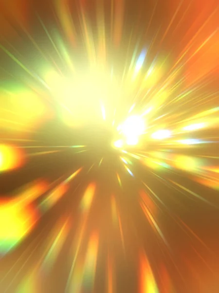 Glossy Vibrant Colorful Wallpaper Light Explosion Star Glowing Particles Lines — Stock Photo, Image