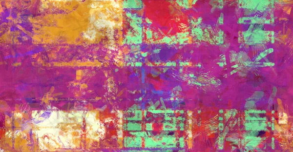 Chaos Wall Art Künstlerische Lebendige Und Farbenfrohe Tapeten Chaotische Gemälde — Stockfoto