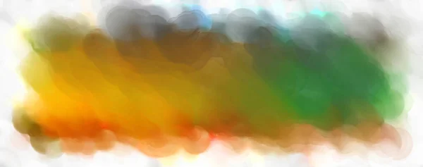Abstrakt Färgglada Akvarell Ram Isolerad Vit Bakgrund Digital Konstmålning Borsta — Stockfoto