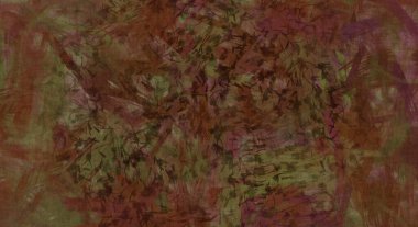 Kaos duvarı sanatı. Sanatsal canlılık ve renkli duvar kâğıdı. Kaotik resim. Taranmış Boyalı Soyut Arkaplan. Fırça darbesi ile boyanmış. Tuval üzerinde etkileyici fırçalanmış resim