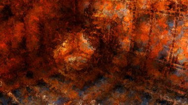 Tuval üzerinde etkileyici fırçalanmış resim. Soyut doku. 2D çizim. Geniş fırça darbeleri. Modern dijital sanat. Çağdaş fırça. Modern ifade. Popüler biçim boyanmış resim.